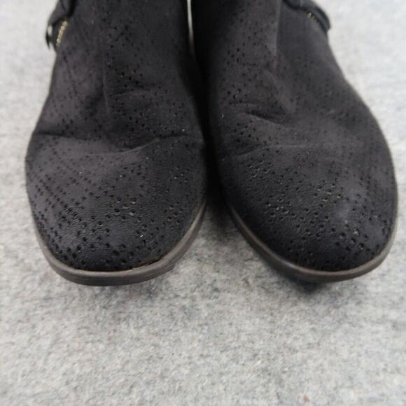 Dr Scholls Shoes Womens 6 Bootie Fashion Casual Comfort Black Zip Fabric Classic - Picture 14 of 14